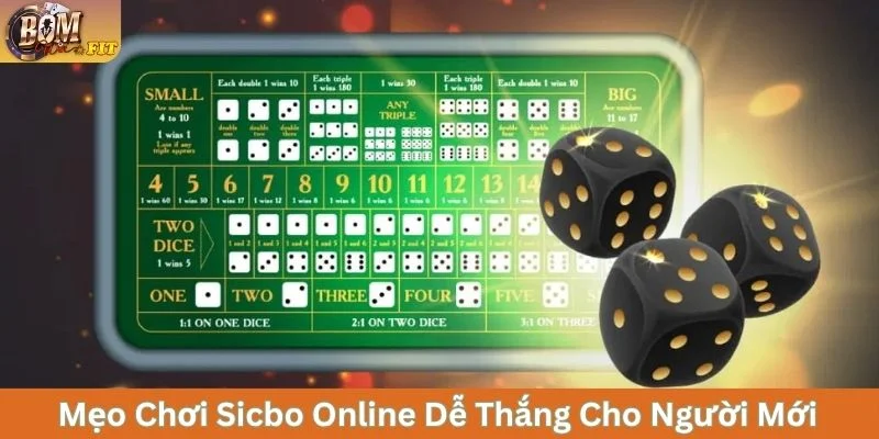 Tham khảo các mẹo cược Sicbo online hiệu quả
